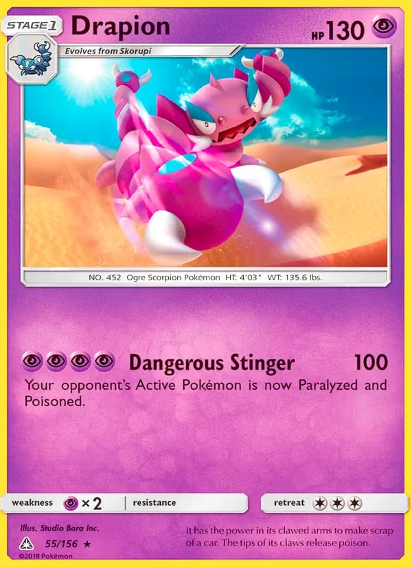 Drapion — Ultra Prism, Rare