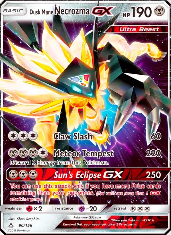 Dusk Mane Necrozma GX — Ultra Prism, Ultra Rare