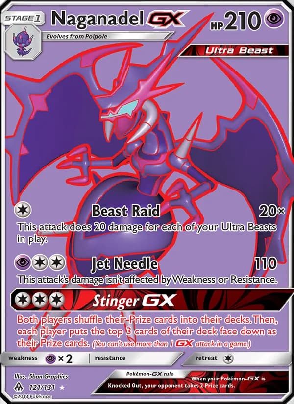 Naganadel GX — Forbidden Light, Ultra Rare