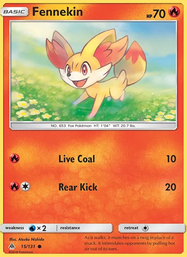 Fennekin — Forbidden Light, Common