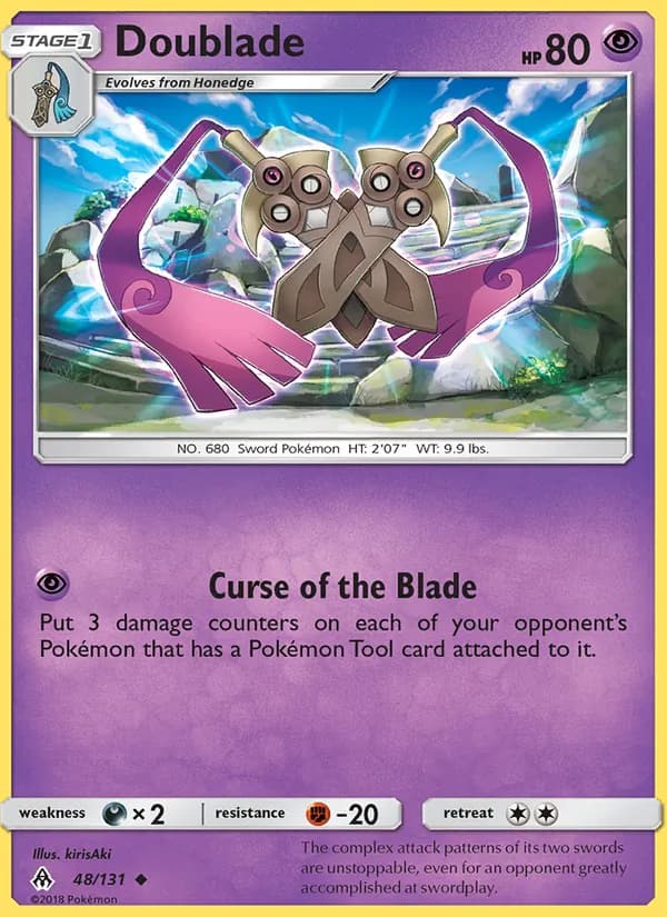Doublade — Forbidden Light, Uncommon
