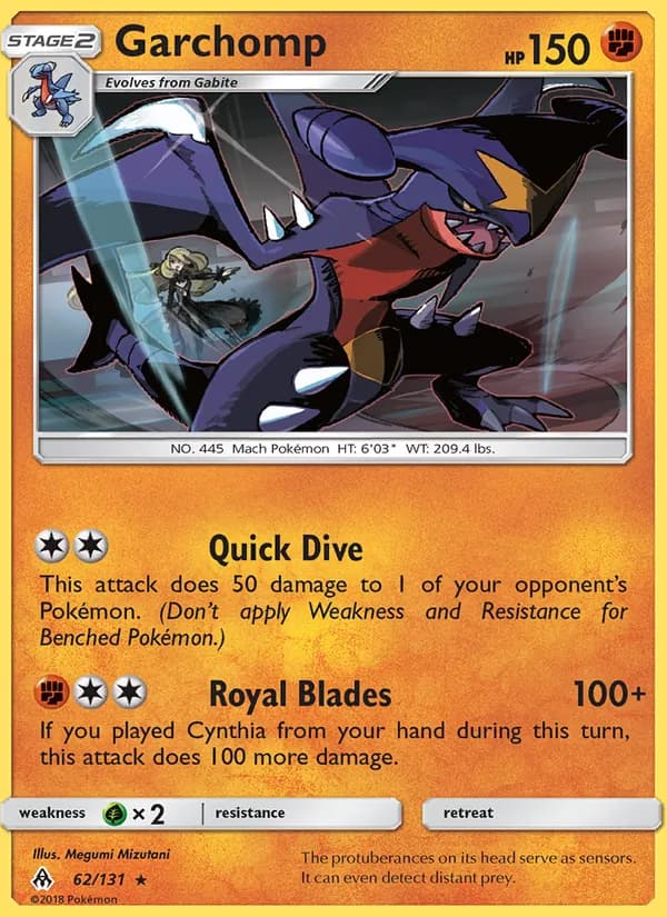 Garchomp — Forbidden Light, Rare