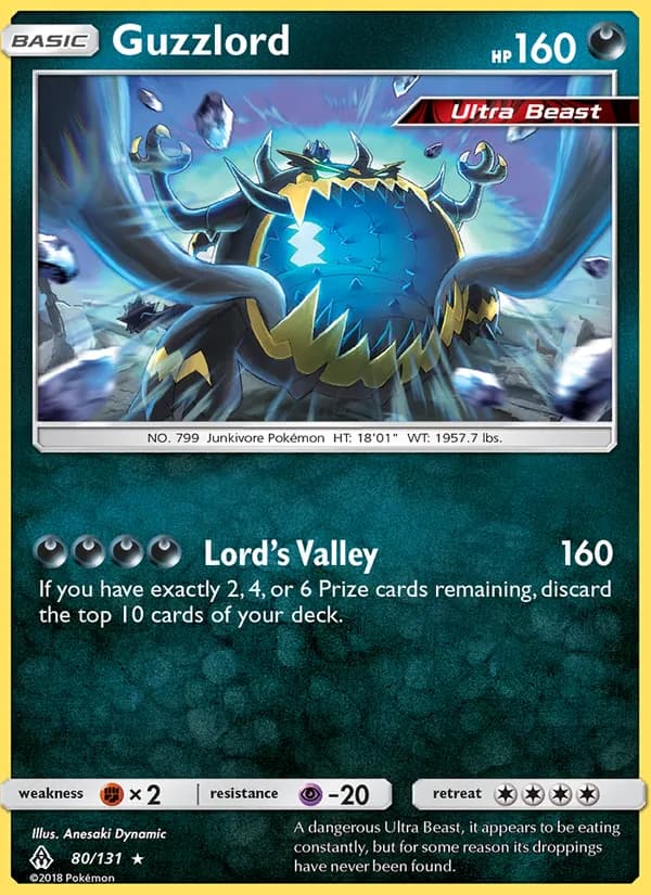 Guzzlord — Forbidden Light, Rare