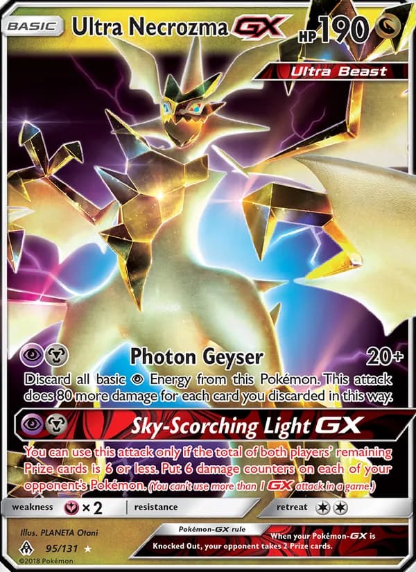 Ultra Necrozma GX — Forbidden Light, Ultra Rare