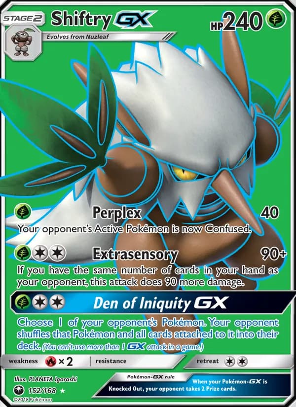 Shiftry GX — Celestial Storm, Ultra Rare