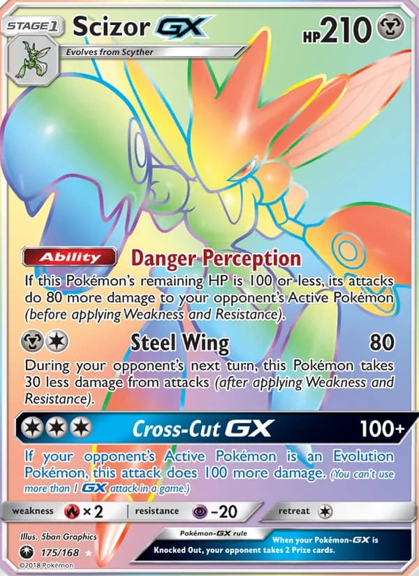 Scizor GX — Celestial Storm, Secret Rare