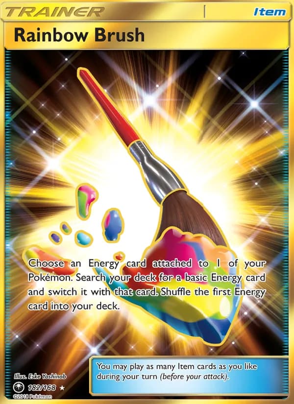 Rainbow Brush — Celestial Storm, Secret Rare