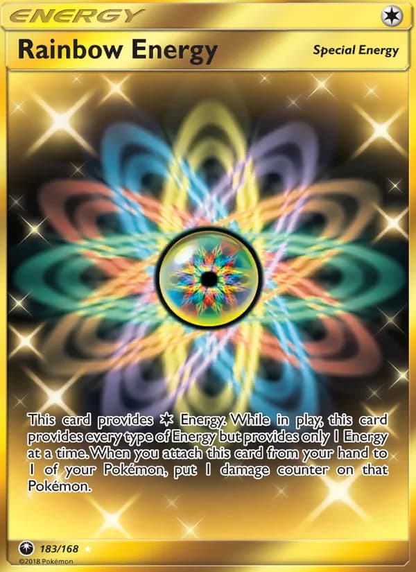 Rainbow Energy — Celestial Storm, Secret Rare