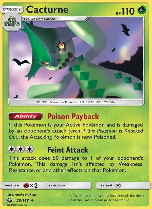 Cacturne — Celestial Storm, Uncommon