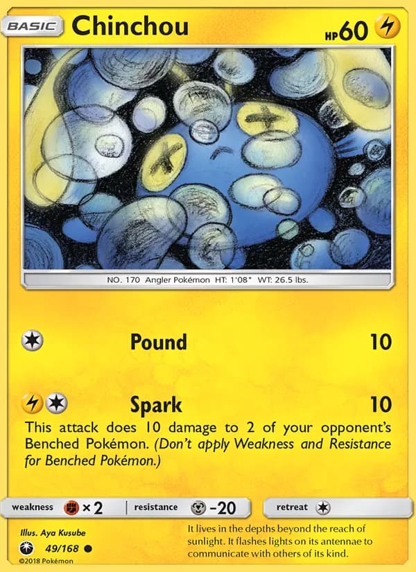 Chinchou — Celestial Storm, Common