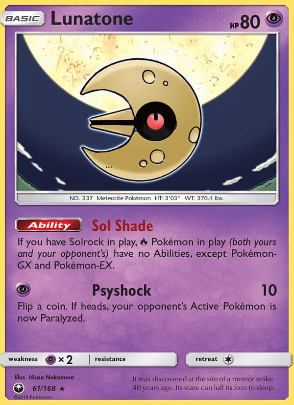 Lunatone — Celestial Storm, Rare