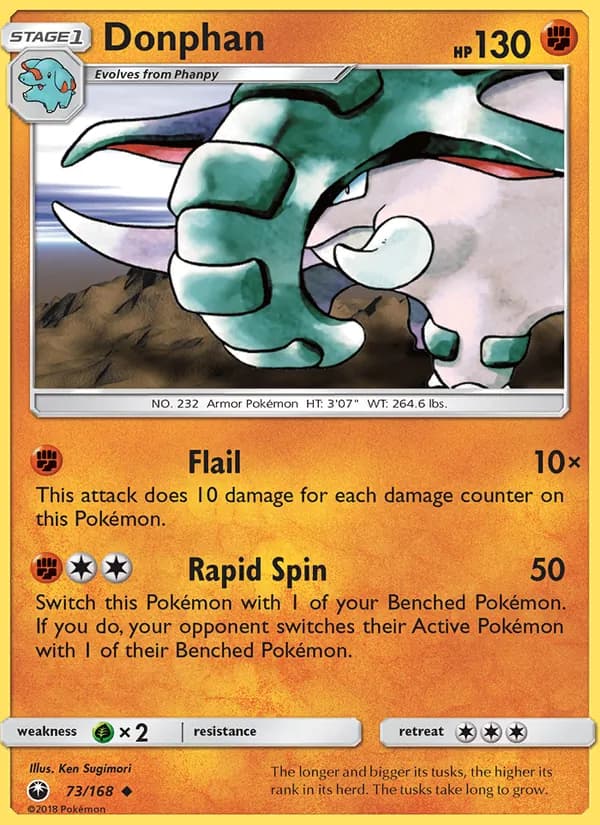 Donphan — Celestial Storm, Uncommon