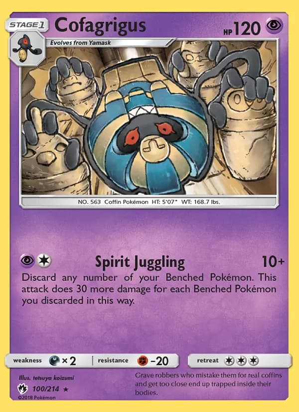 Cofagrigus — Lost Thunder, Rare