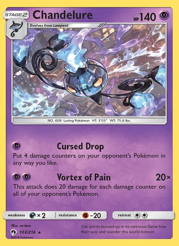 Chandelure — Lost Thunder, Rare