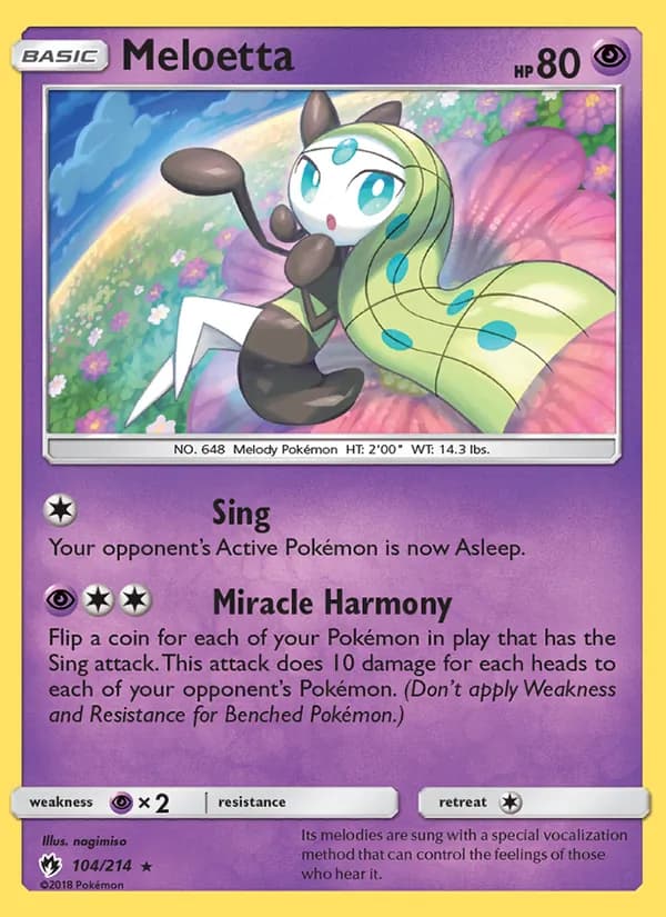 Meloetta — Lost Thunder, Rare