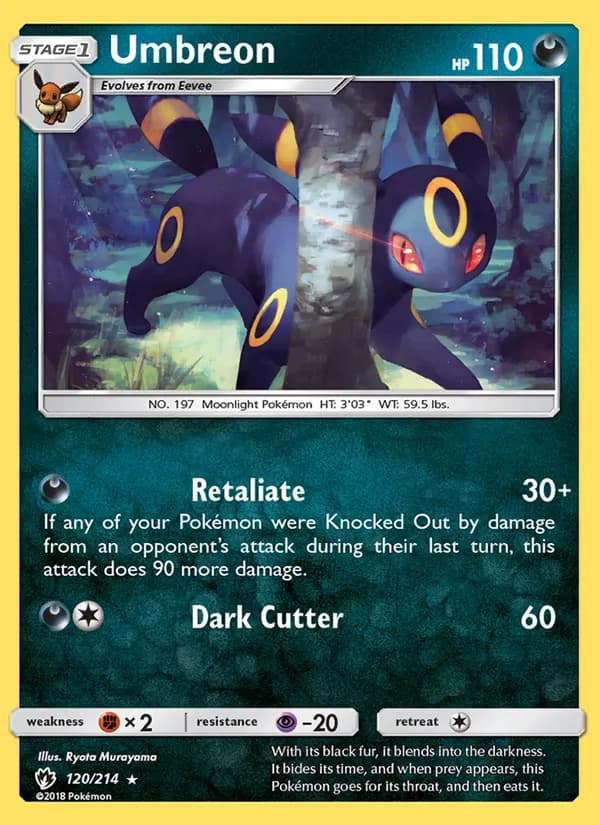 Umbreon — Lost Thunder, Rare