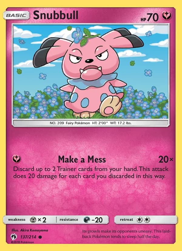 Snubbull — Lost Thunder, Common