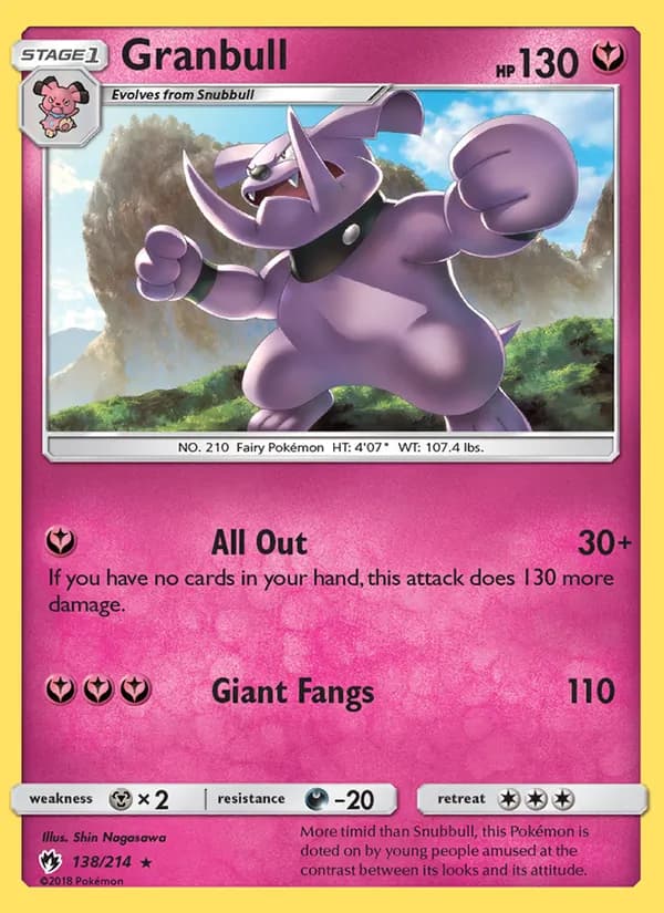 Granbull — Lost Thunder, Rare
