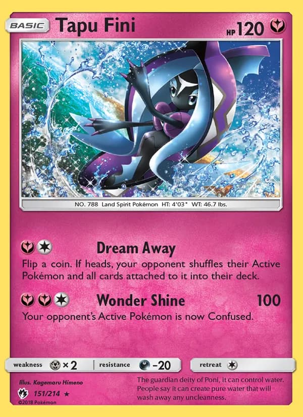 Tapu Fini — Lost Thunder, Rare