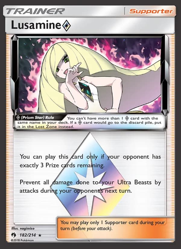 Lusamine ◇ — Lost Thunder, Rare