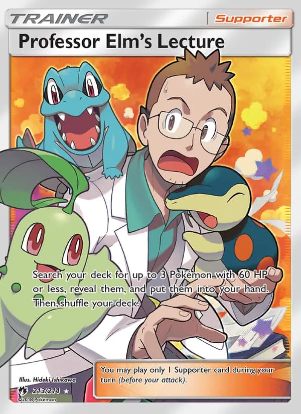 Professor Elm’s Lecture — Lost Thunder, Ultra Rare