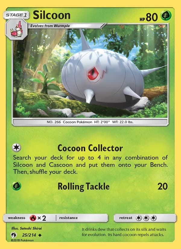 Silcoon — Lost Thunder, Uncommon