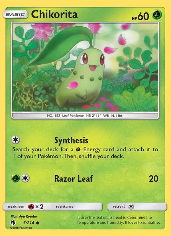 Chikorita — Lost Thunder, Common