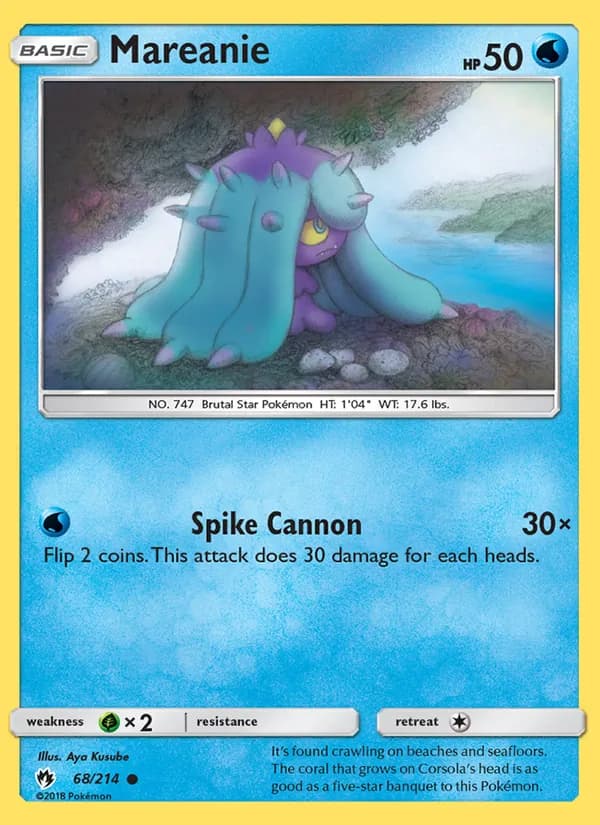 Mareanie — Lost Thunder, Common