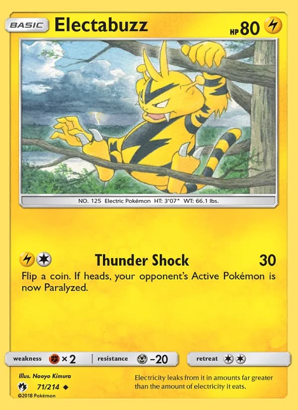 Electabuzz — Lost Thunder, Uncommon
