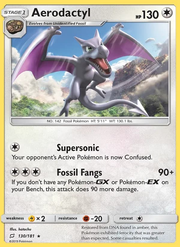 Aerodactyl — Team Up, Rare