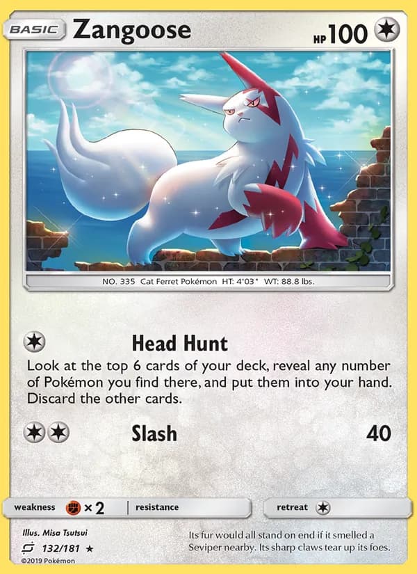 Zangoose — Team Up, Rare