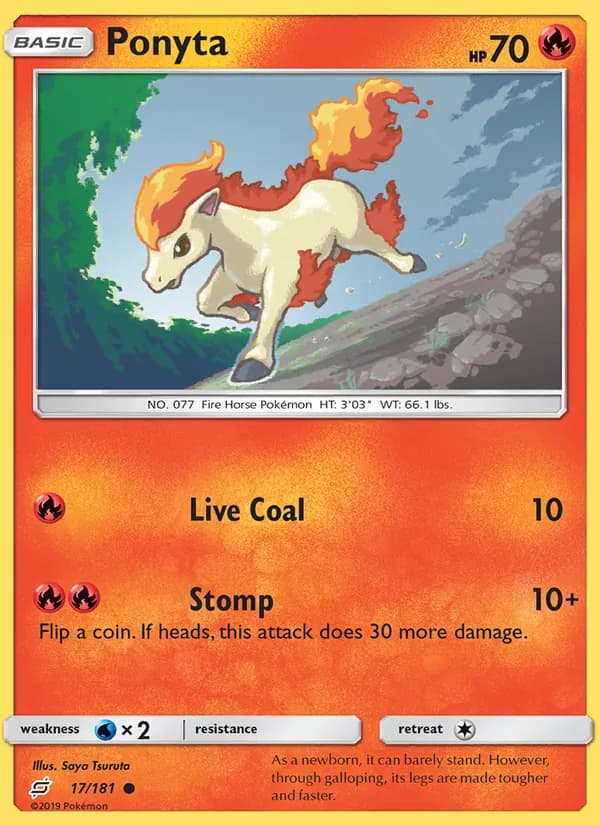 Ponyta — Team Up, Common