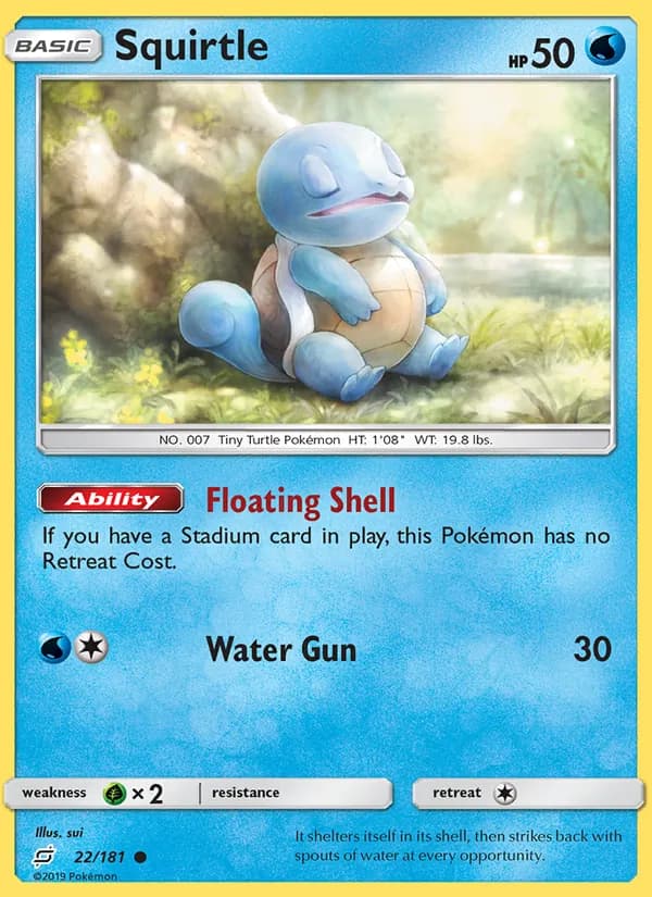 Squirtle — Team Up, Common