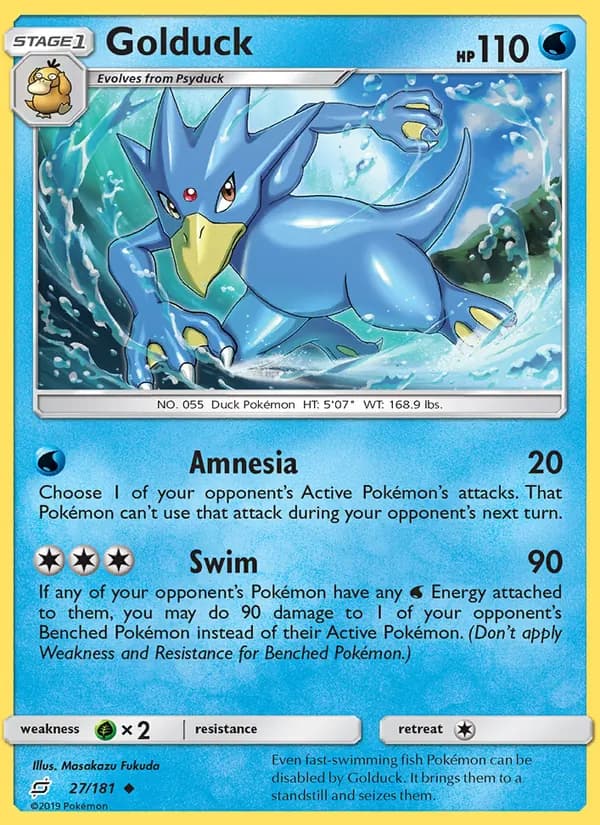 Golduck — Team Up, Uncommon