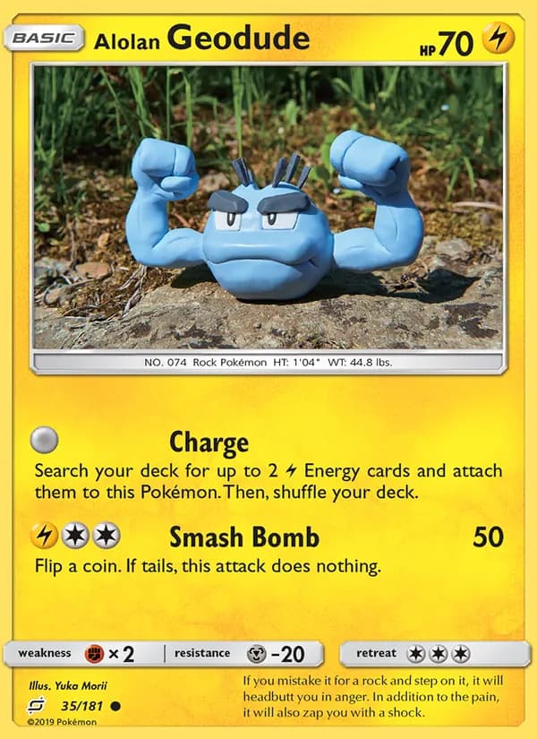 Alolan Geodude — Team Up, Common