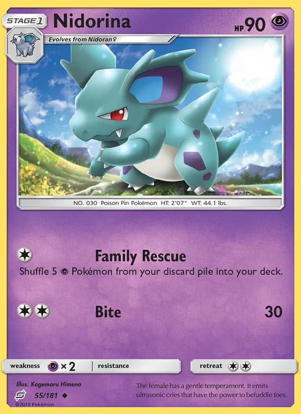 Nidorina — Team Up, Uncommon