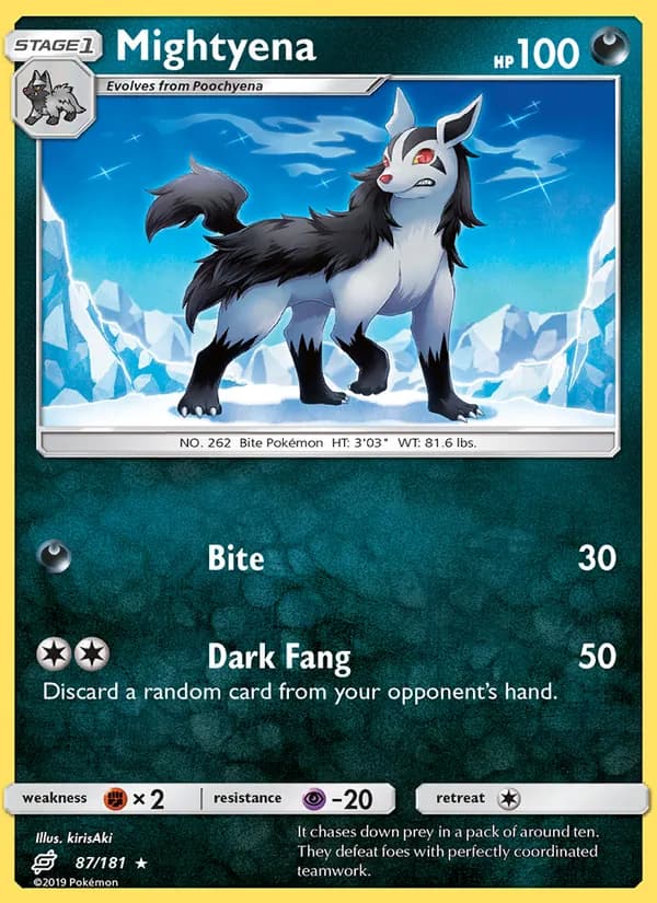 Mightyena — Team Up, Rare