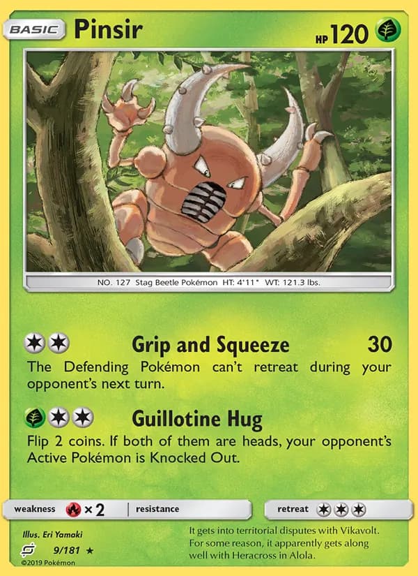 Pinsir — Team Up, Rare