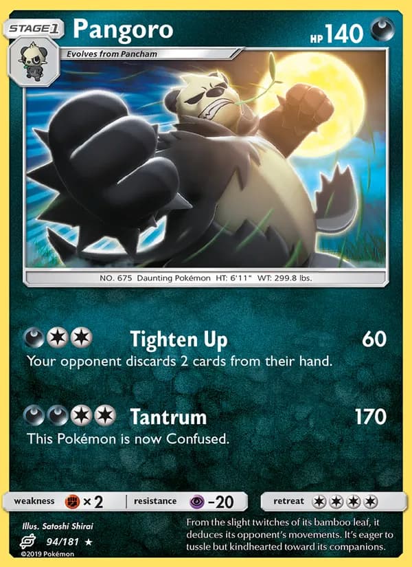 Pangoro — Team Up, Rare