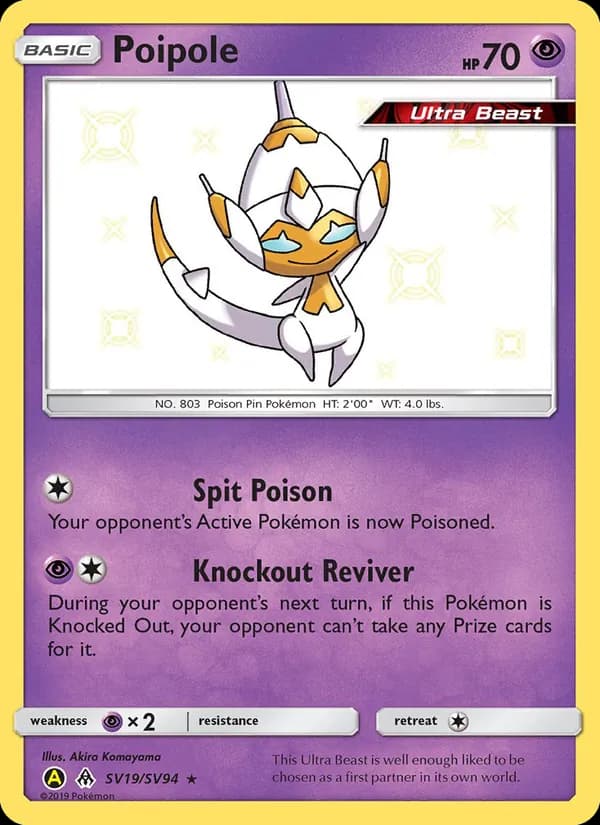 Poipole — Hidden Fates Shiny Vault, Shiny rare