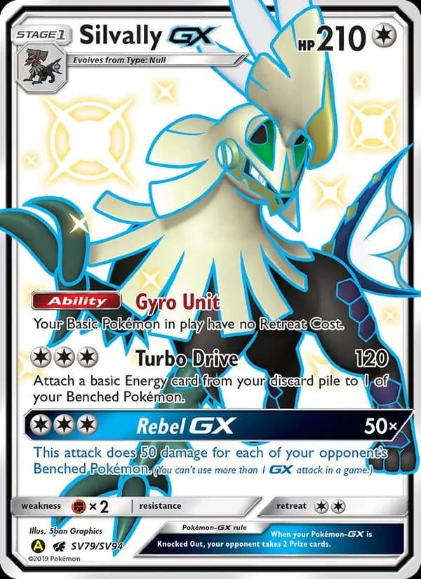 Silvally-GX — Hidden Fates Shiny Vault, Shiny rare