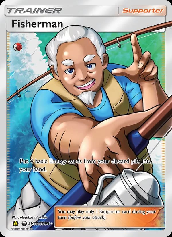 Fisherman — Hidden Fates Shiny Vault, Shiny rare