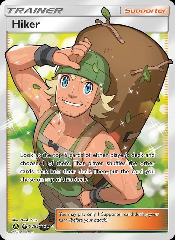 Hiker — Hidden Fates Shiny Vault, Shiny rare