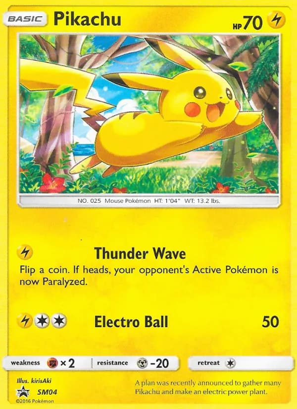 Pikachu — SM Black Star Promos, None