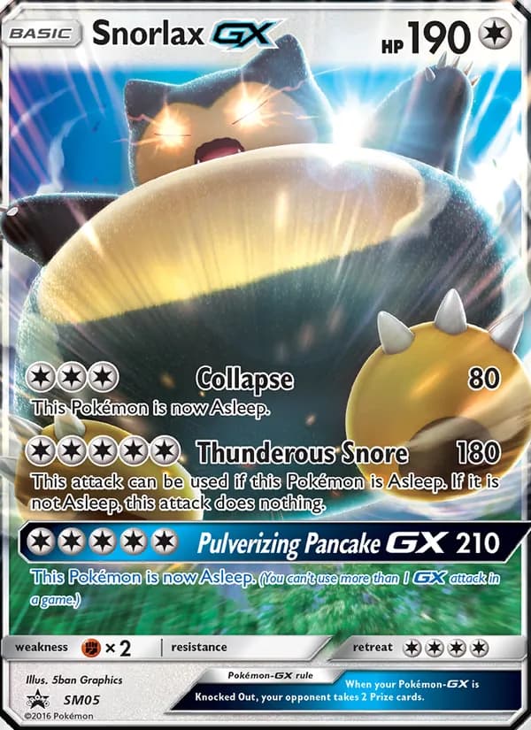 Snorlax GX — SM Black Star Promos, Rare