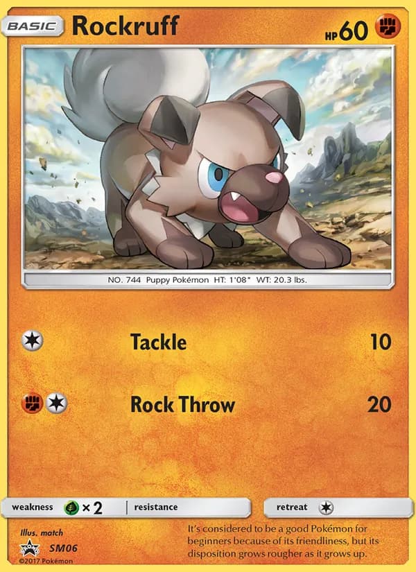 Rockruff — SM Black Star Promos, Rare