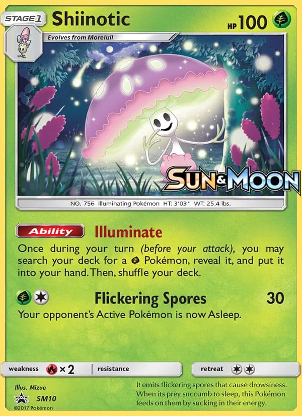 Shiinotic — SM Black Star Promos, Rare