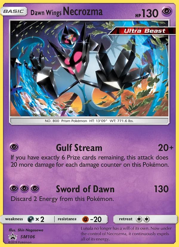 Dawn Wings Necrozma — SM Black Star Promos, Rare