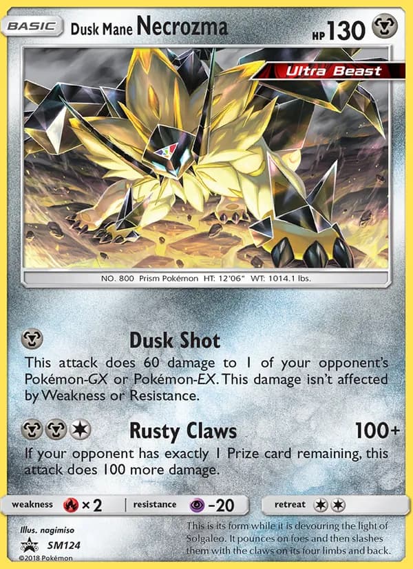 Dusk Mane Necrozma — SM Black Star Promos, Rare