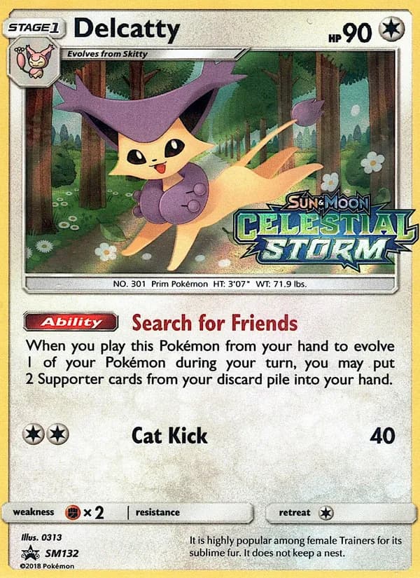 Delcatty — SM Black Star Promos, Rare